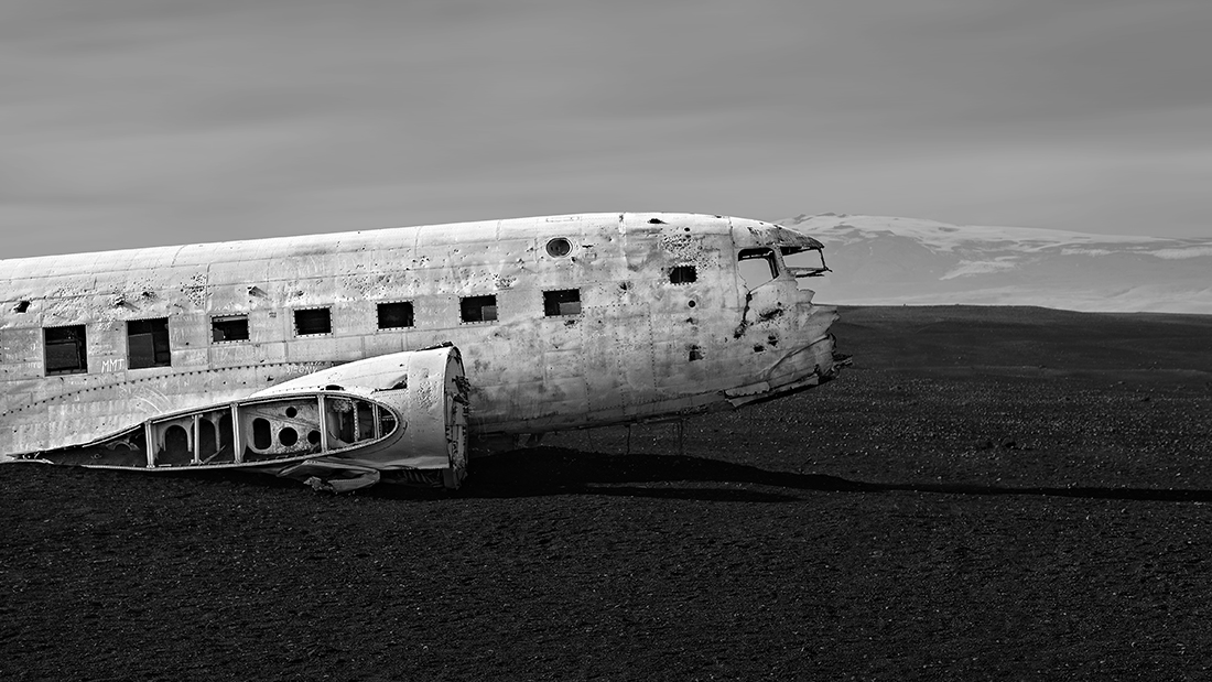 AIRPLANE WRECKAGE NO.2 -ICELAND -2016